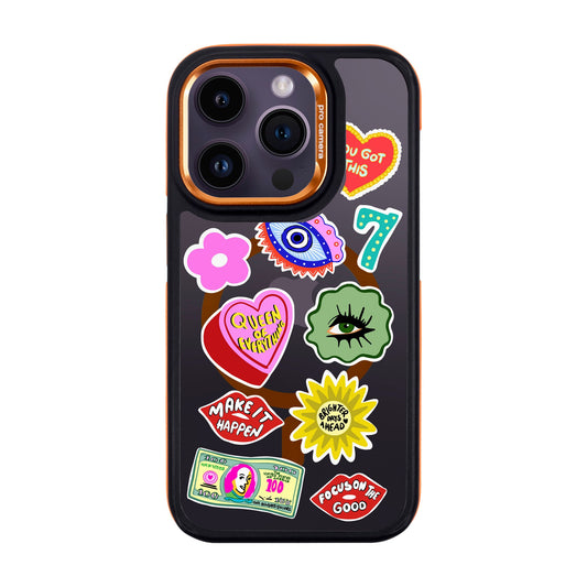 HM STICKERS-iPhone 14 Pro Dark Kılıf MagSafe Özellikli
