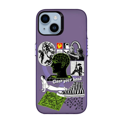 CLEAR YOUR HEAD-iPhone 14 Hold Kılıf MagSafe Özellikli