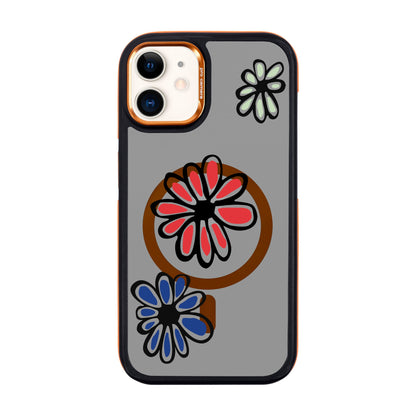 FLORIST-iPhone 11 Dark Kılıf MagSafe Özellikli