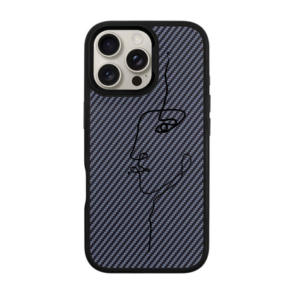 FACE-iPhone 16 Pro Max Plaid Kılıf MagSafe Özellikli