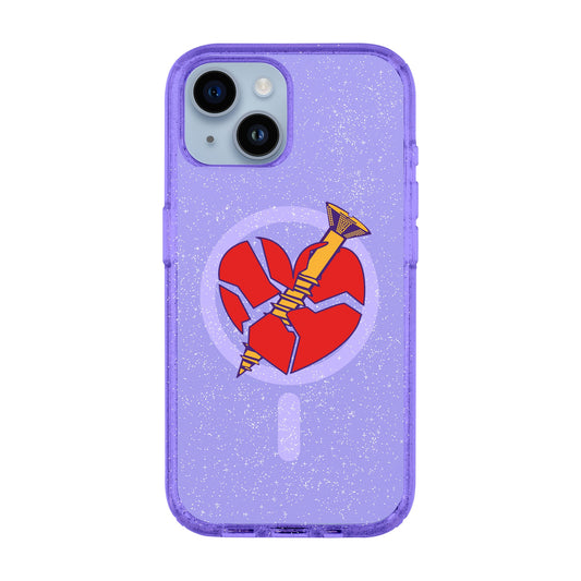 BROKEN HEART-iPhone 14 Shiny Kılıf MagSafe Özellikli