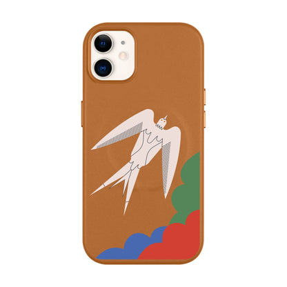 L’OISEAU LIBRE-Leather Kılıf MagSafe Özellikli - iPhone 11