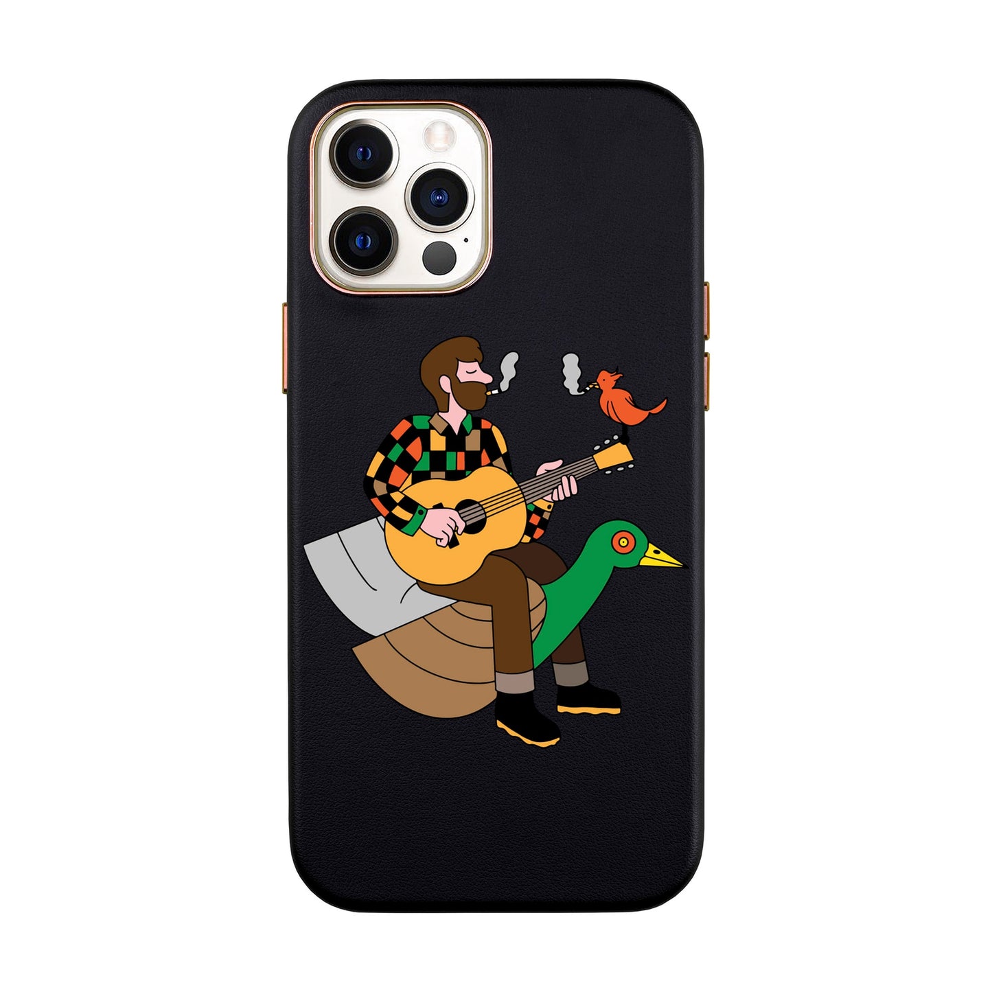 BIRDS OF A FEATHER-iPhone 12 Pro Max Leather Kılıf