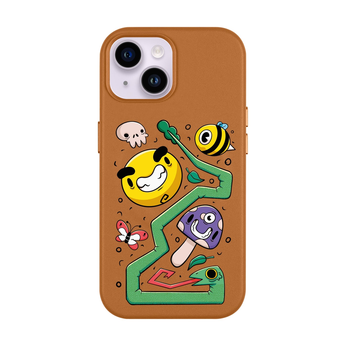 NADUR-Leather Kılıf MagSafe Özellikli - iPhone 13