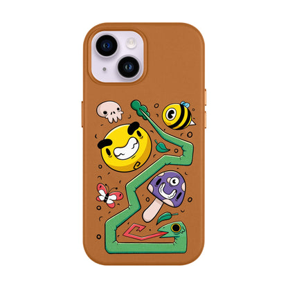 NADUR-Leather Kılıf MagSafe Özellikli - iPhone 13