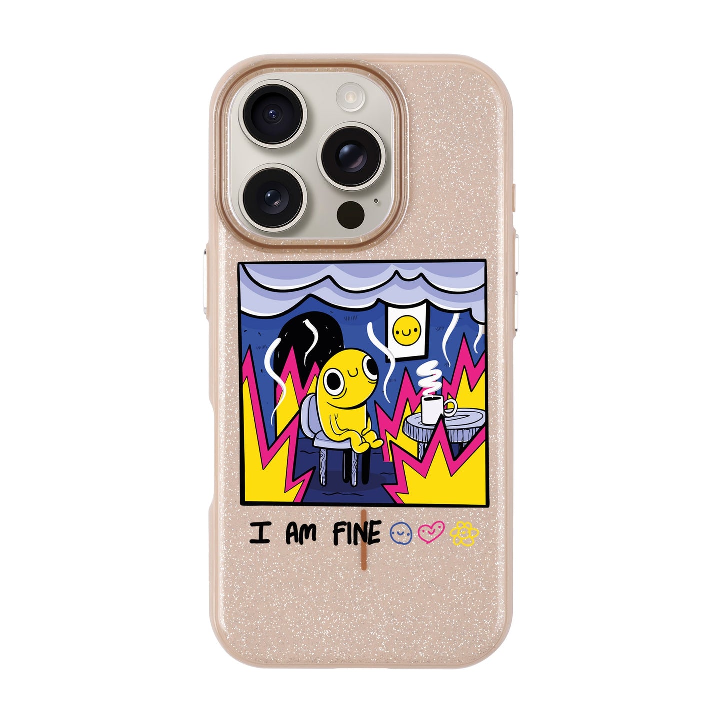 I AM FINE-iPhone 16 Pro Radiant Kılıf MagSafe Özellikli