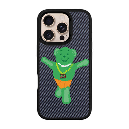 GREEN BEAR-iPhone 16 Pro Plaid Kılıf MagSafe Özellikli