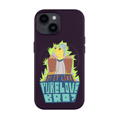 PURE LOVE-Leather Kılıf MagSafe Özellikli - iPhone 13