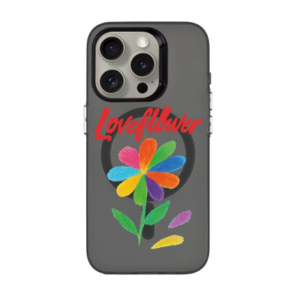 LOVE FLOWER-iPhone 15 Pro Hold Kılıf MagSafe Özellikli