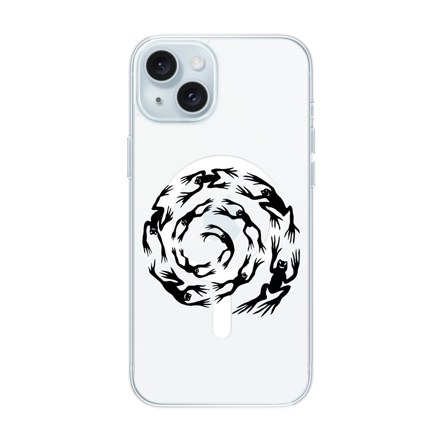 SWIRLING FROG-iPhone 15 Plus Solid Kılıf MagSafe Özellikli