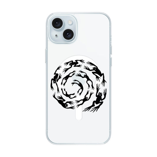 SWIRLING FROG-iPhone 15 Plus Solid Kılıf MagSafe Özellikli