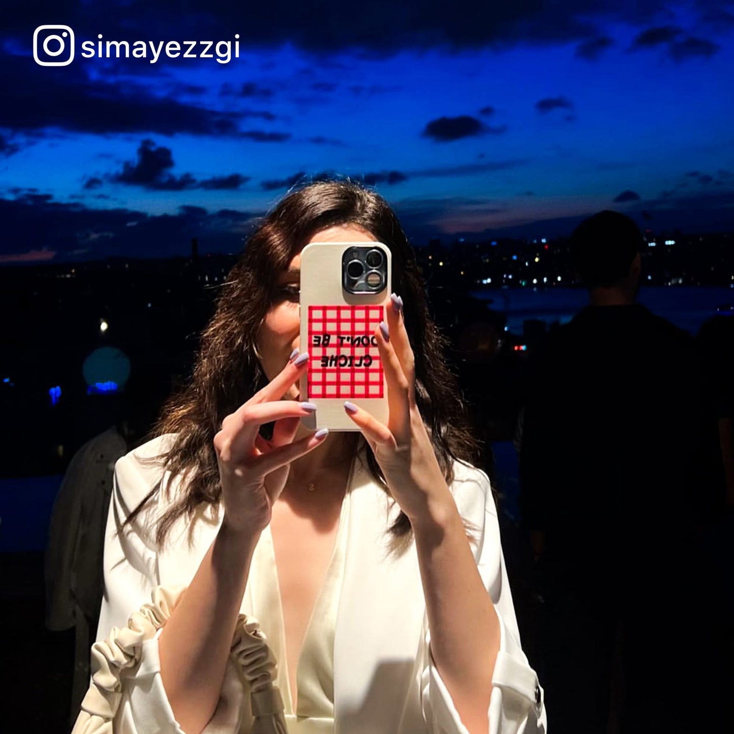 DON'T BE CLICHE-iPhone 13 Mini Leather Kılıf