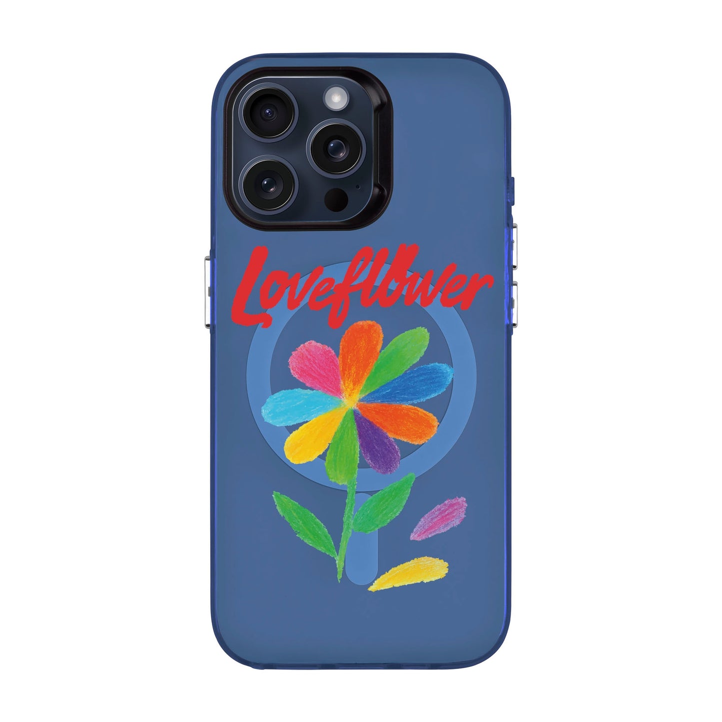 LOVE FLOWER-iPhone 15 Pro Max Hold Kılıf MagSafe Özellikli