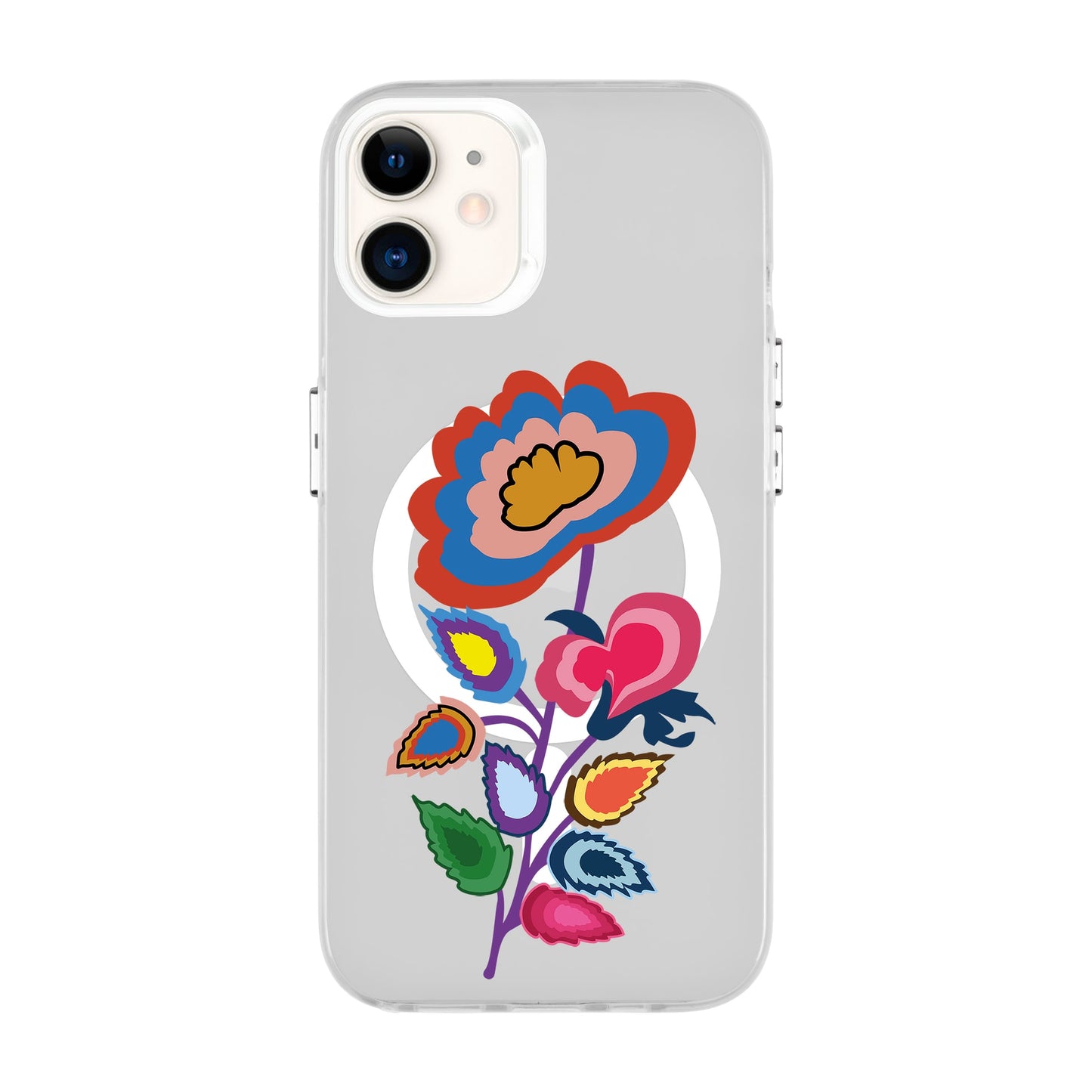 KNITTED FLOWER-iPhone 11 Hold Kılıf MagSafe Özellikli