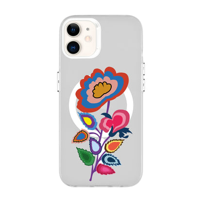 KNITTED FLOWER-iPhone 11 Hold Kılıf MagSafe Özellikli