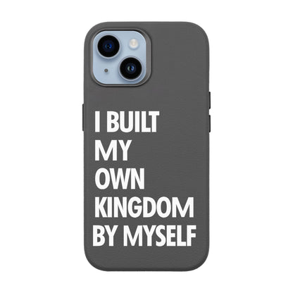 KINGDOM-iPhone 14 Leather Premium Kılıf MagSafe Özellikli