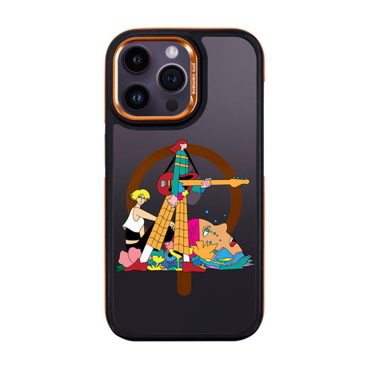 HER BAND-iPhone 14 Pro Max Dark Kılıf MagSafe Özellikli