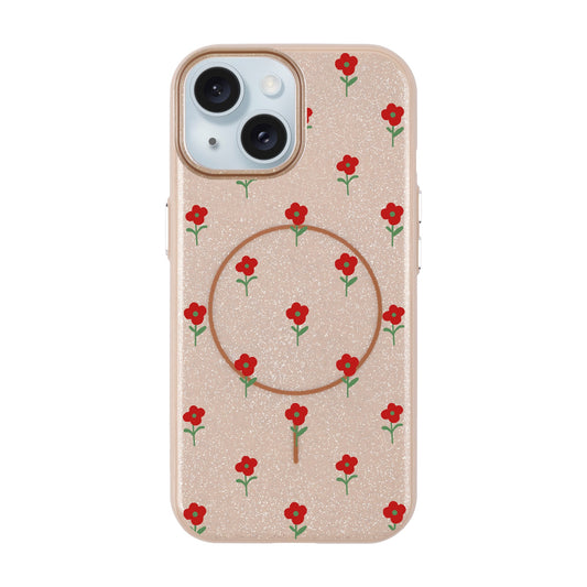 FLOWER POWER-iPhone 15 Plus Radiant Kılıf MagSafe Özellikli