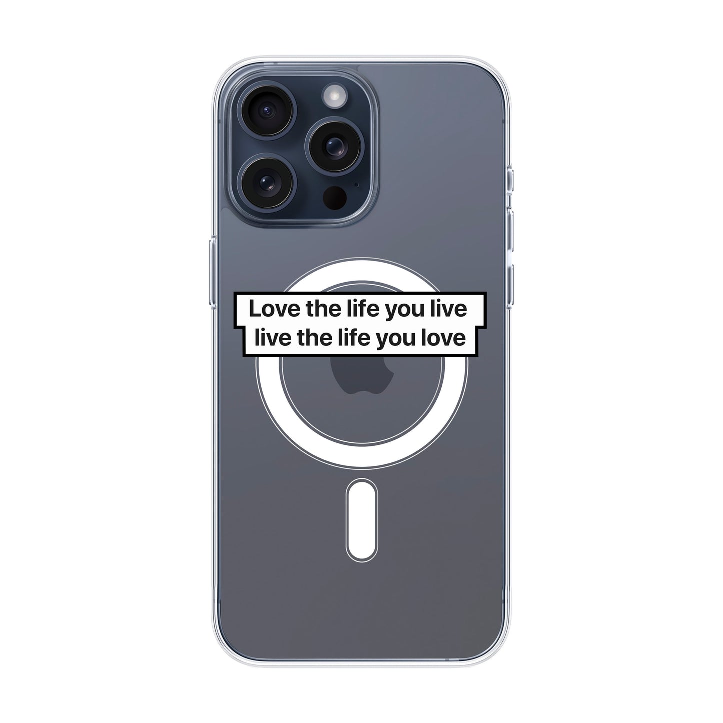 LOVE THE LIFE-iPhone 15 Pro Max Solid Kılıf MagSafe Özellikli