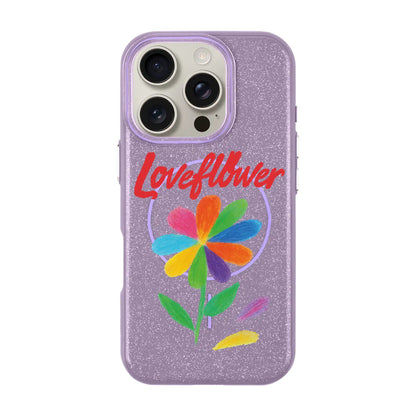LOVE FLOWER-iPhone 16 Pro Radiant Kılıf MagSafe Özellikli