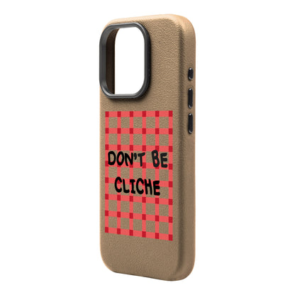 DON'T BE CLICHE-iPhone 16 Pro Leather Premium Kılıf MagSafe Özellikli