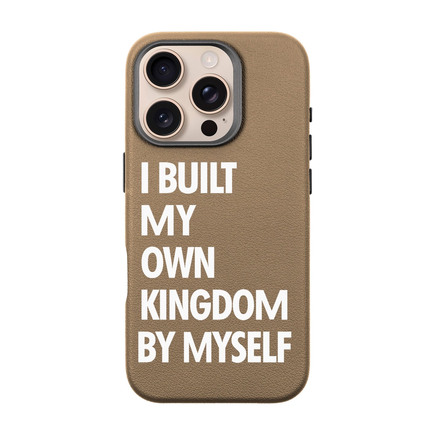 KINGDOM-iPhone 16 Pro Leather Premium Kılıf MagSafe Özellikli