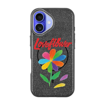 LOVE FLOWER-iPhone 16 Plus Radiant Kılıf MagSafe Özellikli