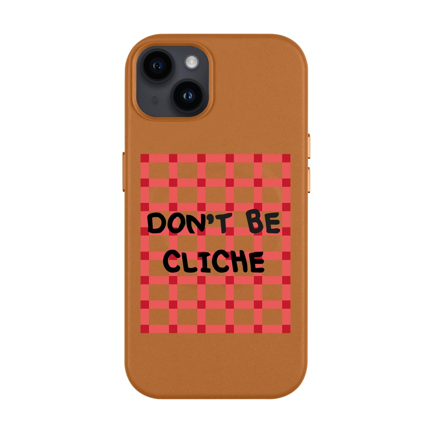 DON'T BE CLICHE-iPhone 14 Plus Leather Kılıf MagSafe Özellikli
