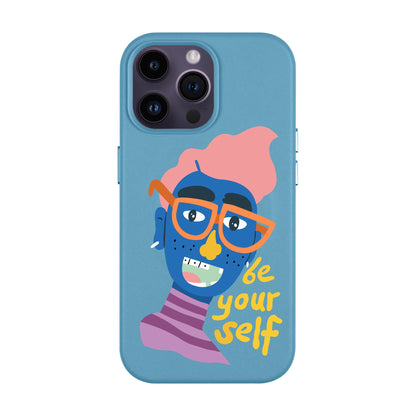 BE YOUR SELF-iPhone 14 Pro Max Leather Kılıf MagSafe Özellikli