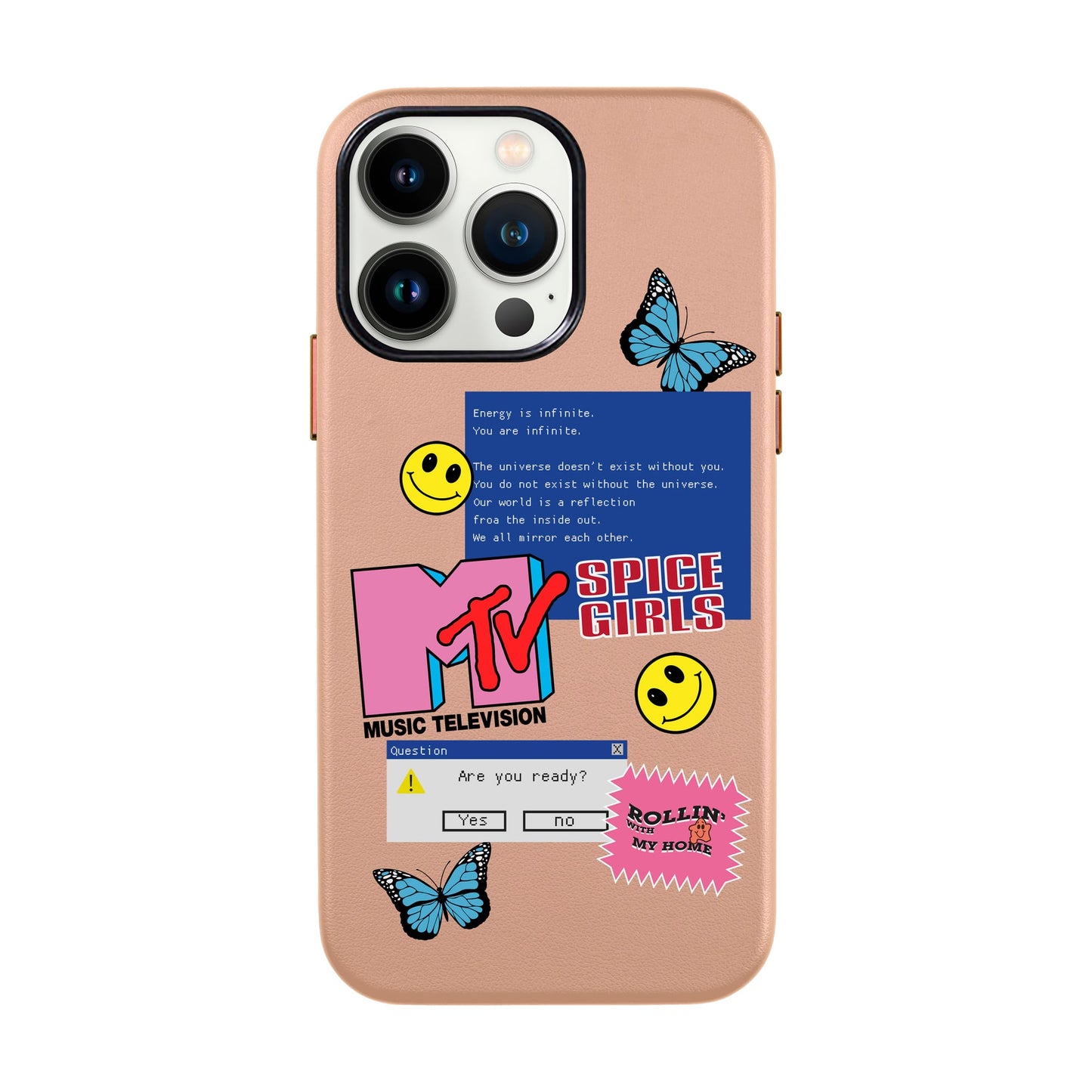 ARE YOU READY-iPhone 13 Pro Leather Kılıf