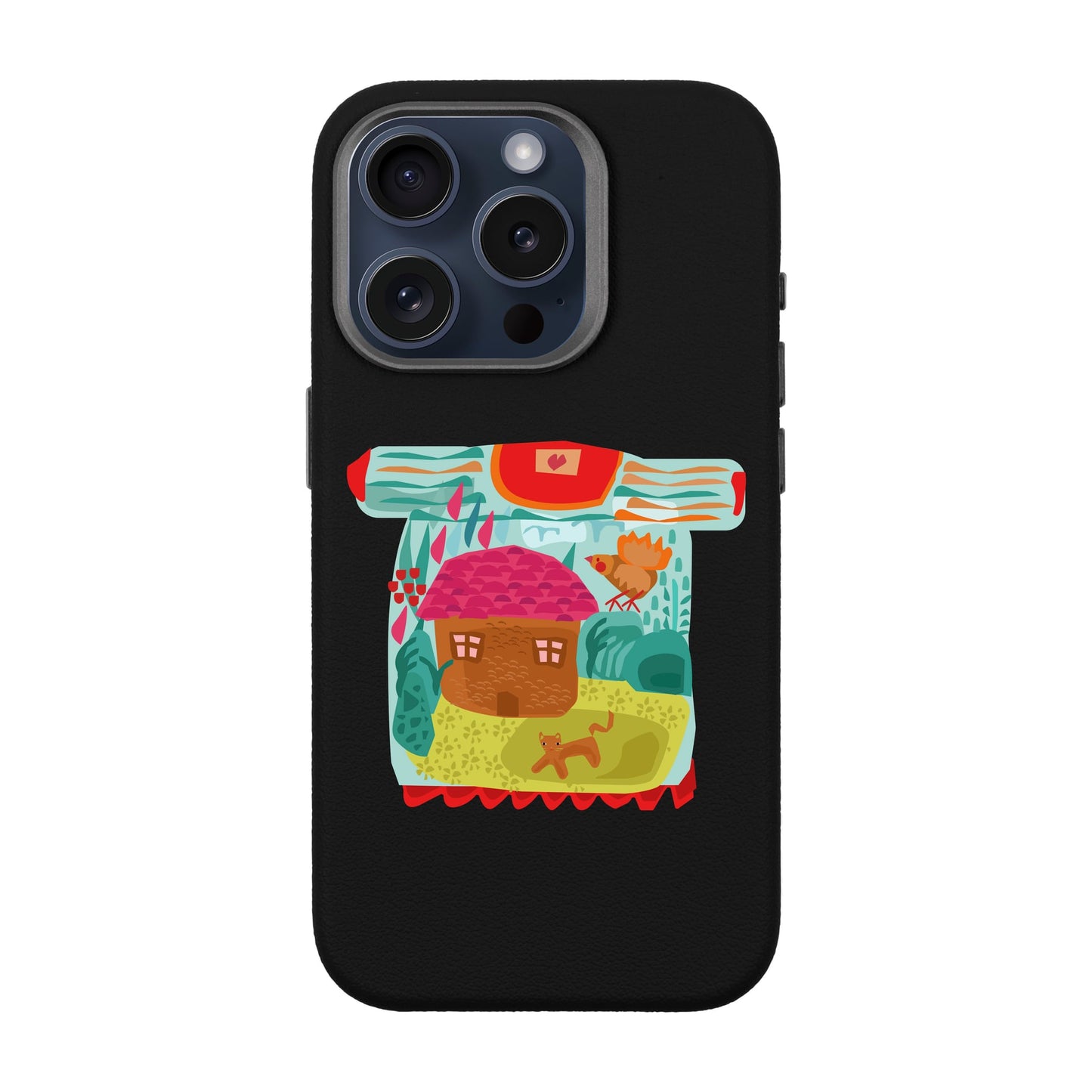 SİHİRLİ KAZAK-iPhone 15 Pro Leather Premium Kılıf MagSafe Özellikli