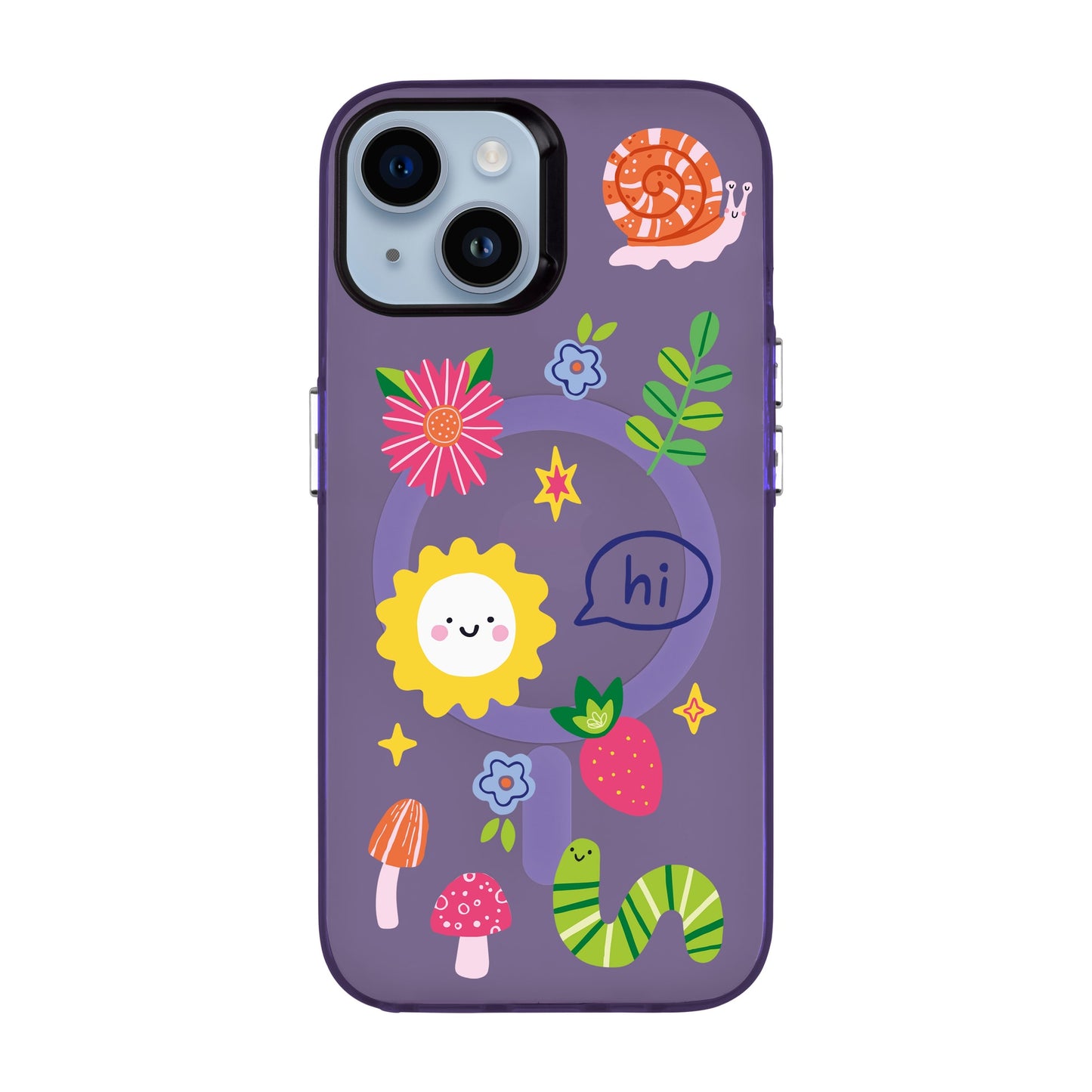 HELLO NATURE-iPhone 14 Hold Kılıf MagSafe Özellikli