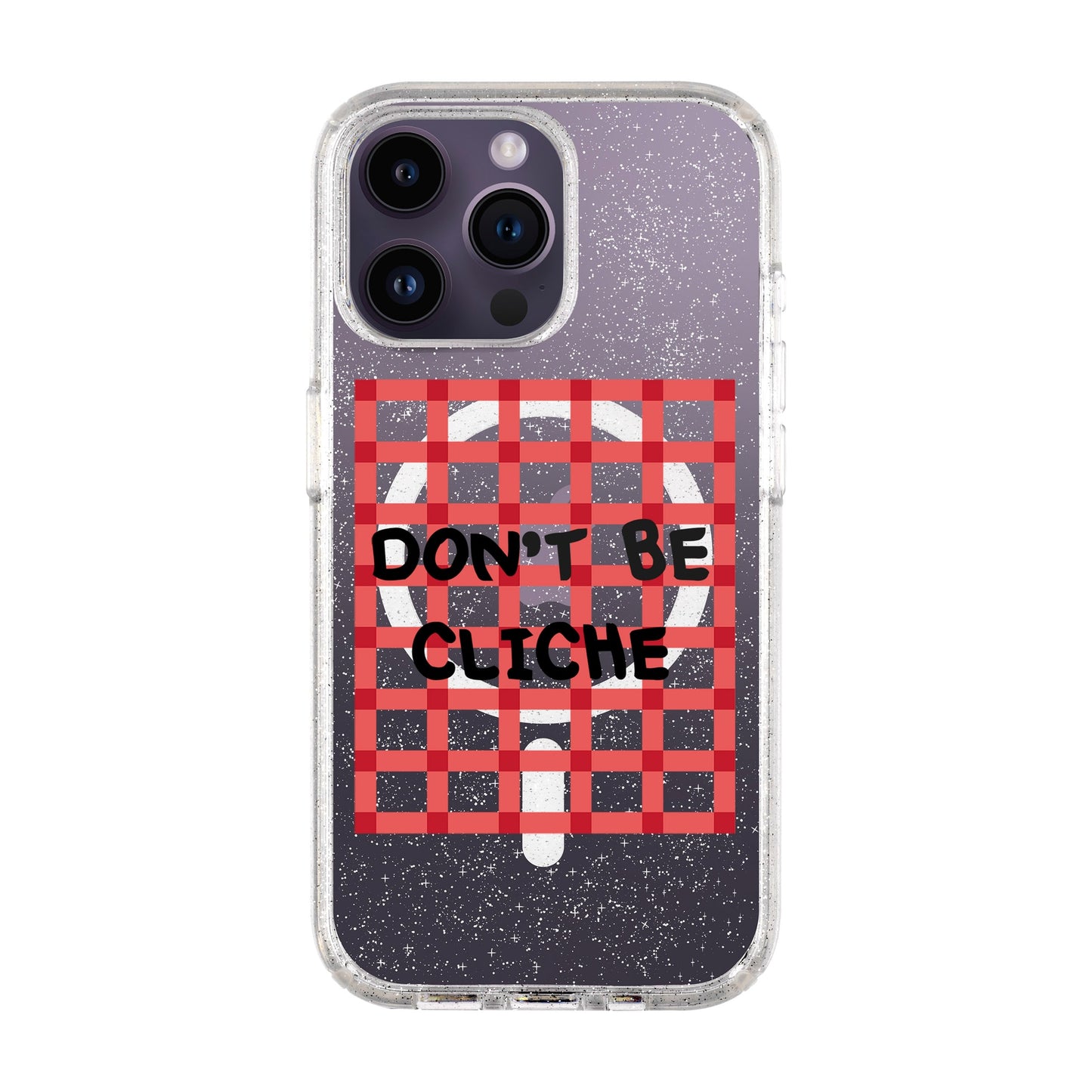 DON'T BE CLICHE-iPhone 14 Pro Max Shiny Kılıf MagSafe Özellikli