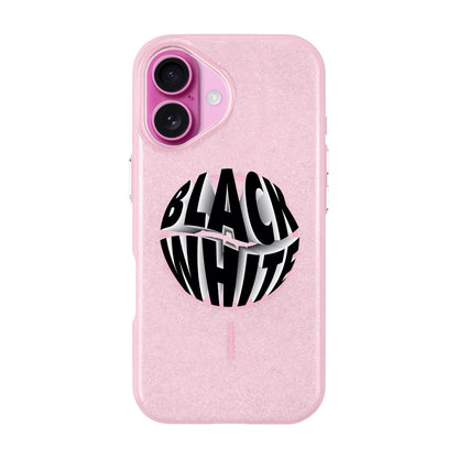 BLACK WHITE-iPhone 16 Radiant Kılıf MagSafe Özellikli