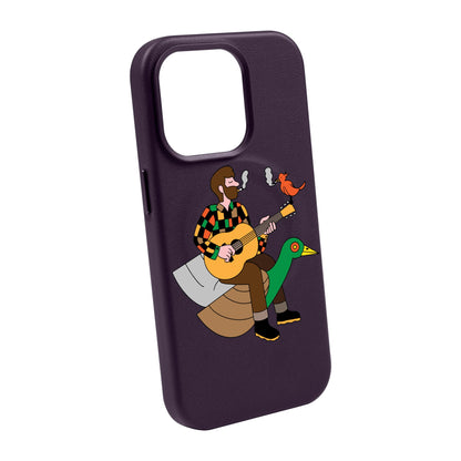 BIRDS OF A FEATHER-Leather Kılıf MagSafe Özellikli - iPhone 14 Pro