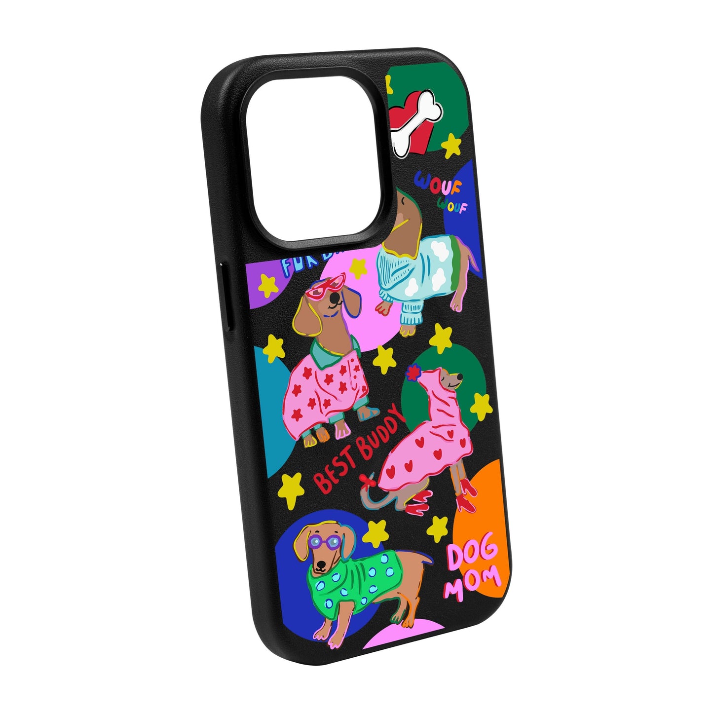 DOG MOM-Leather Kılıf MagSafe Özellikli - iPhone 11