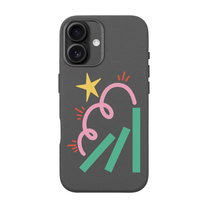 DOMINO-iPhone 16 Plus Leather Premium Kılıf MagSafe Özellikli