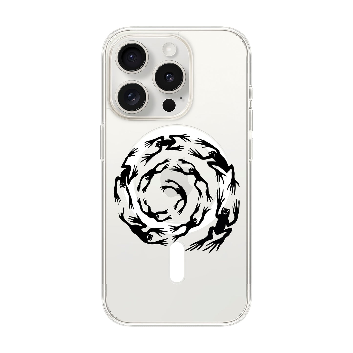 SWIRLING FROG-Solid Kılıf MagSafe Özellikli - iPhone 15 Pro