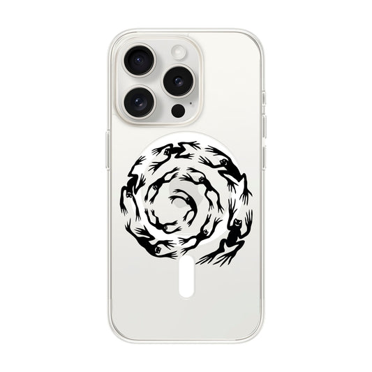 SWIRLING FROG-Solid Kılıf MagSafe Özellikli - iPhone 15 Pro