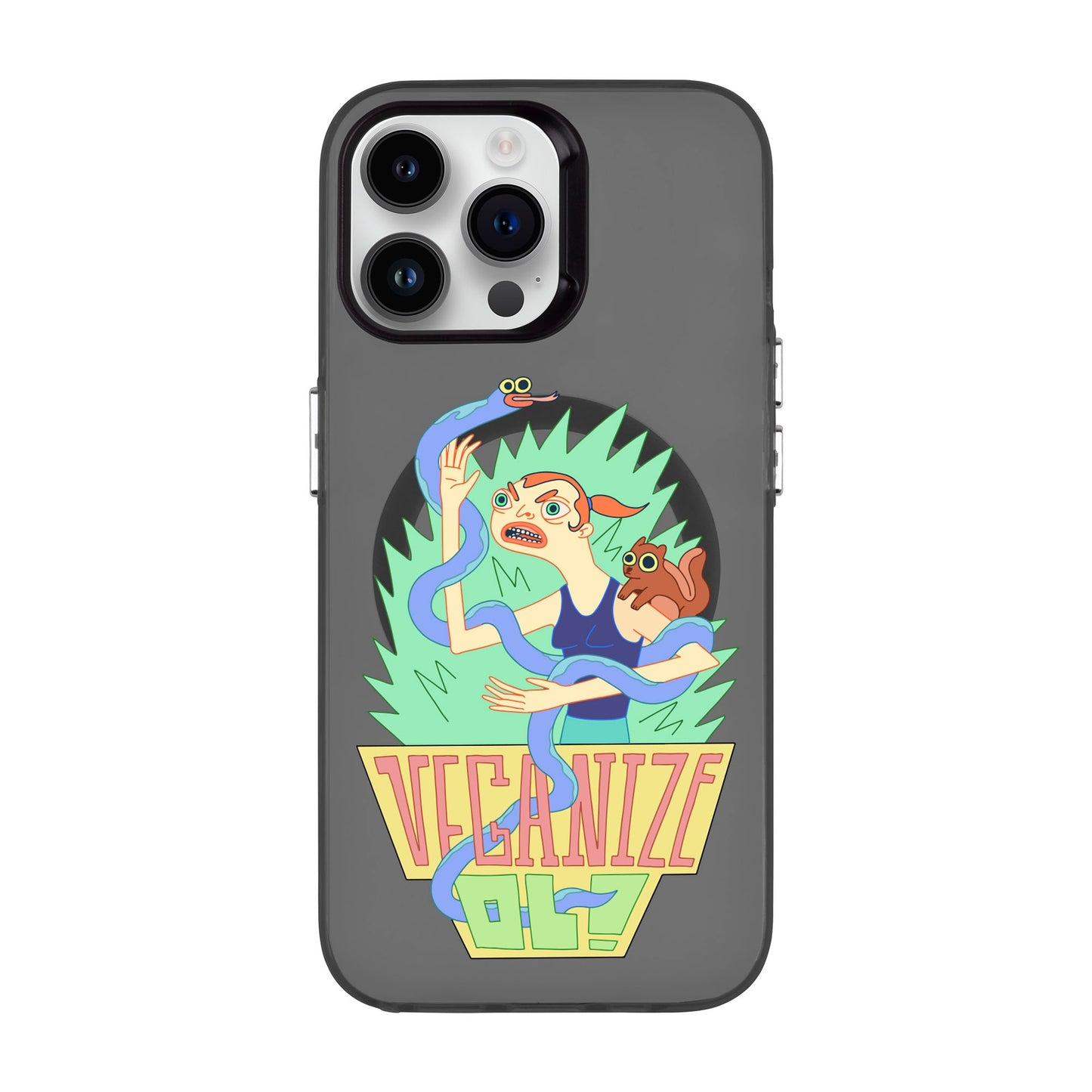 VEGANİZE-iPhone 13 Pro Max Hold Kılıf MagSafe Özellikli