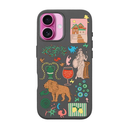 IODES SOUL TRAVELLER-iPhone 16 Plus Leather Premium Kılıf MagSafe Özellikli