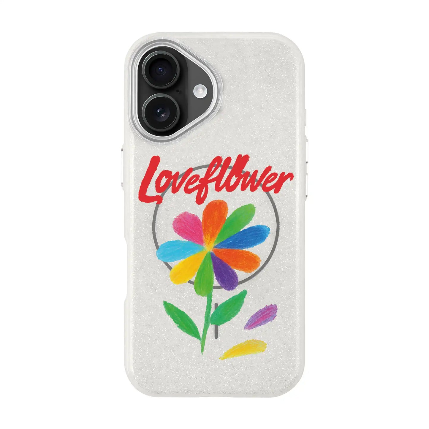 LOVE FLOWER-iPhone 16 Plus Radiant Kılıf MagSafe Özellikli