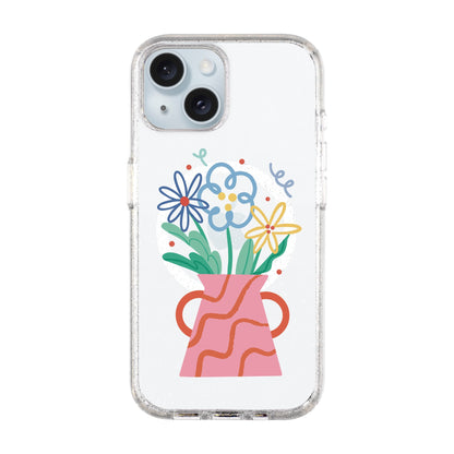 PINK VASE-iPhone 14 Plus Shiny Kılıf MagSafe Özellikli