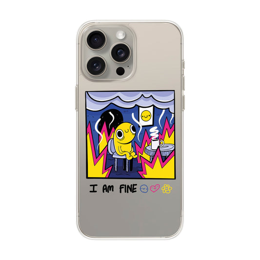 I AM FINE-iPhone 15 Pro Max Solid Kılıf