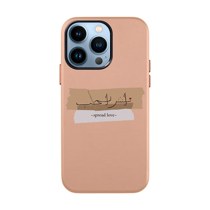 SPREAD LOVE-iPhone 13 Pro Max Leather Kılıf