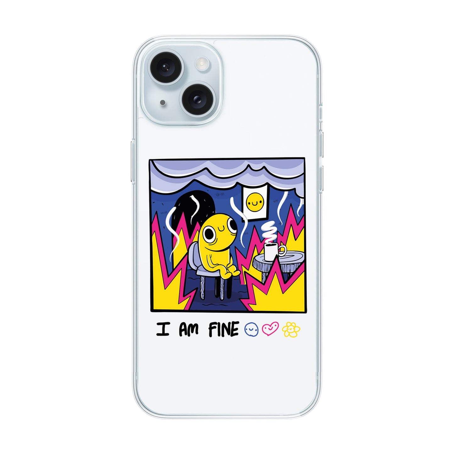 I AM FINE-iPhone 15 Plus Solid Kılıf