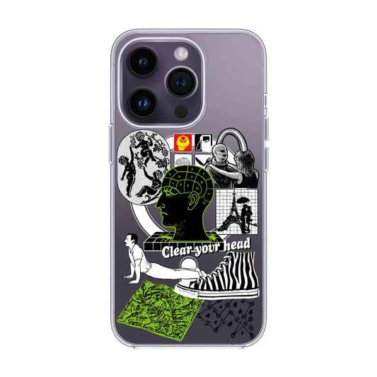 CLEAR YOUR HEAD-iPhone 14 Pro Solid Kılıf MagSafe Özellikli