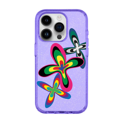 COLOR FLOWER-Shiny Kılıf MagSafe Özellikli - iPhone 14 Pro