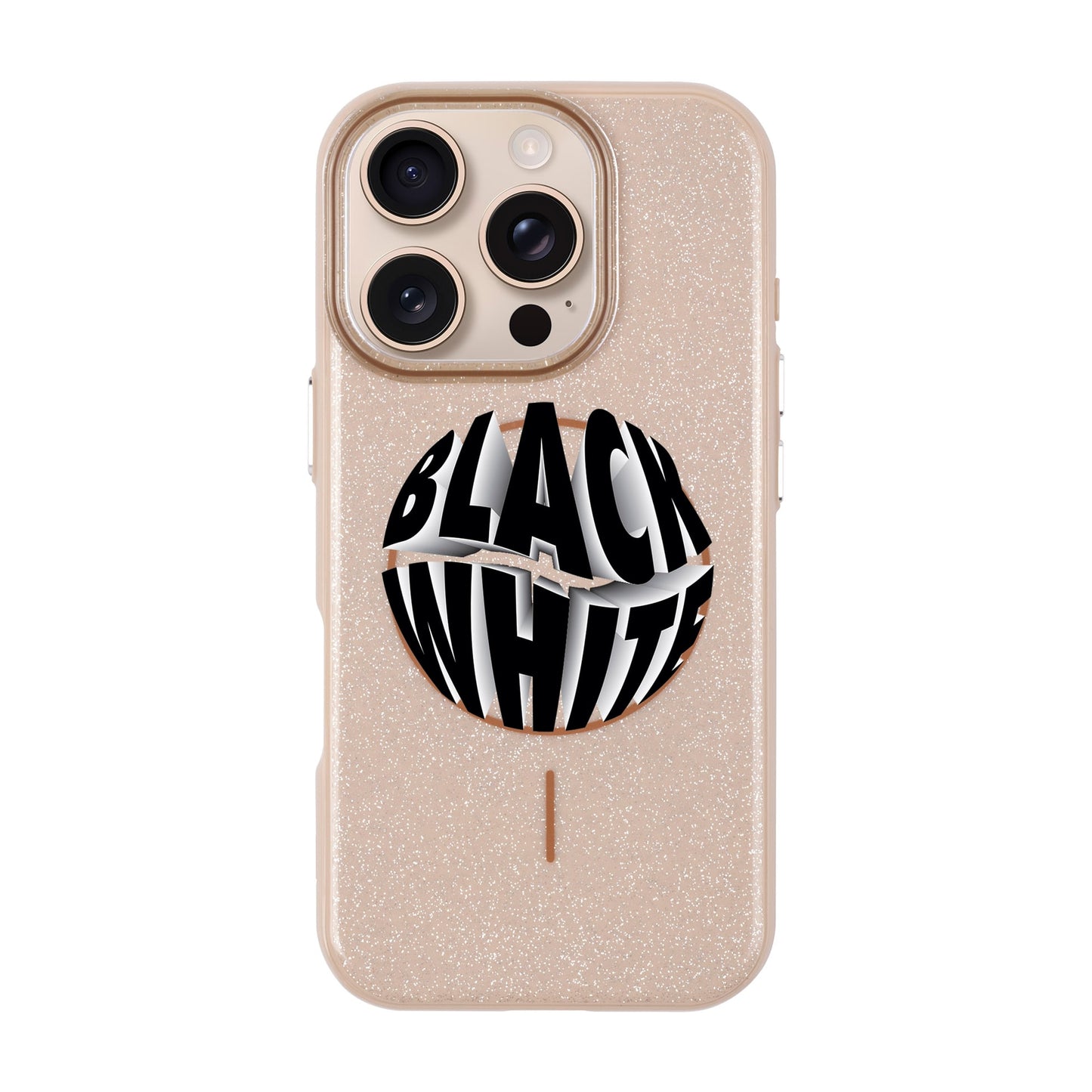 BLACK WHITE-iPhone 16 Pro Radiant Kılıf MagSafe Özellikli