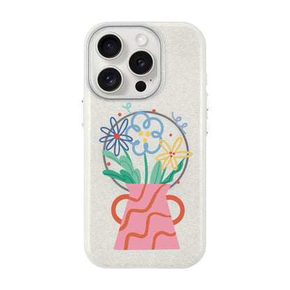 PINK VASE-Radiant Kılıf MagSafe Özellikli - iPhone 15 Pro